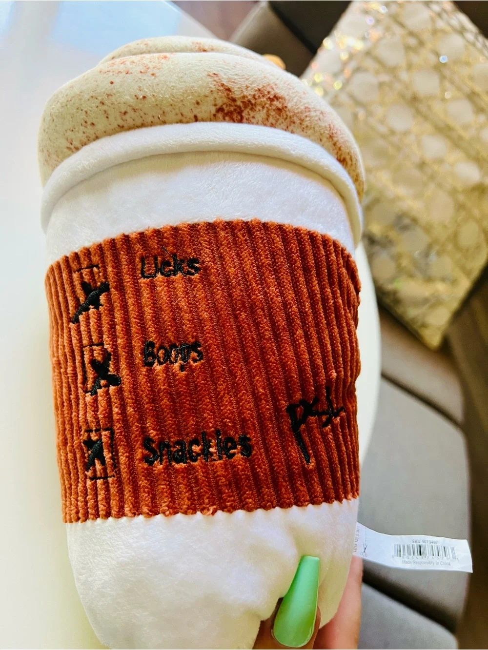 Youly Pumpkin Spice Latte Plush Dog Toy -NEW-DISCOUNTED SHIPPING!!!